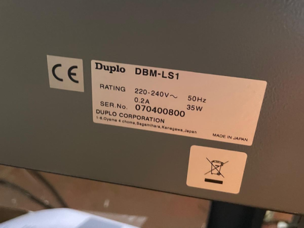 Machine impression Duplo