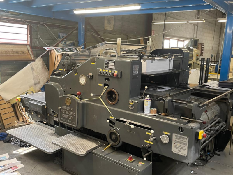 SBD 64x90 HEIDELBERG CYLINDER – Presse de découpe